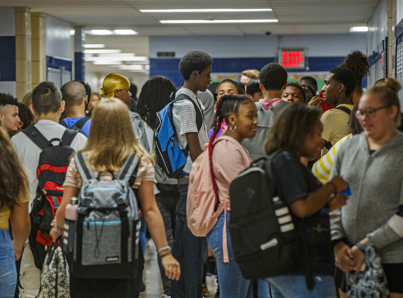 First day of School of Oakcrest High School